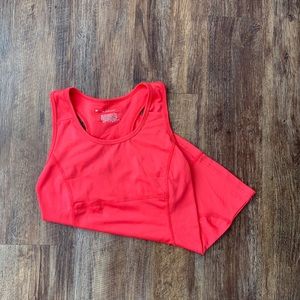 Hot Pink/Red Athletic Tank Top